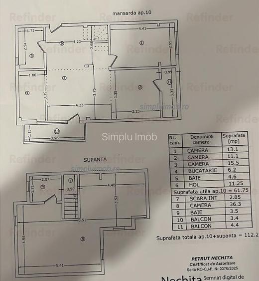 Apartament Duplex Spatios Zona Centrala - 12
