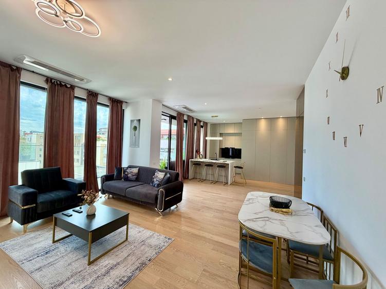 Penthouse premium de închiriat | WIN Herăstrău | 4 camere | Terasă de 50 mp