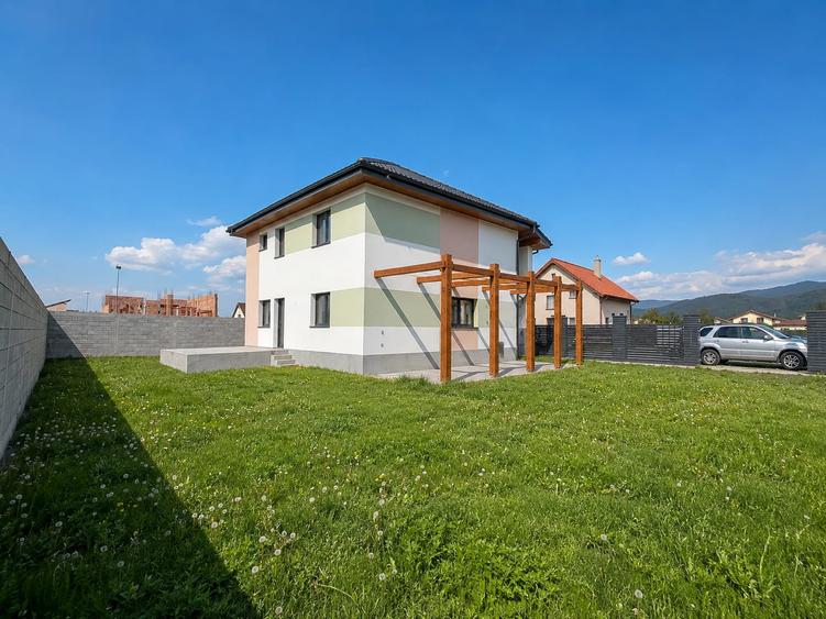 Casa noua 2025 in Cristian,teren 497mp, eficienta energetic