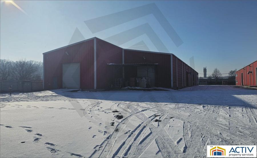 Hală industrială de închiriat – 3.100 mp (1.600 mp + 1.500 mp) – Strada Sinaia
