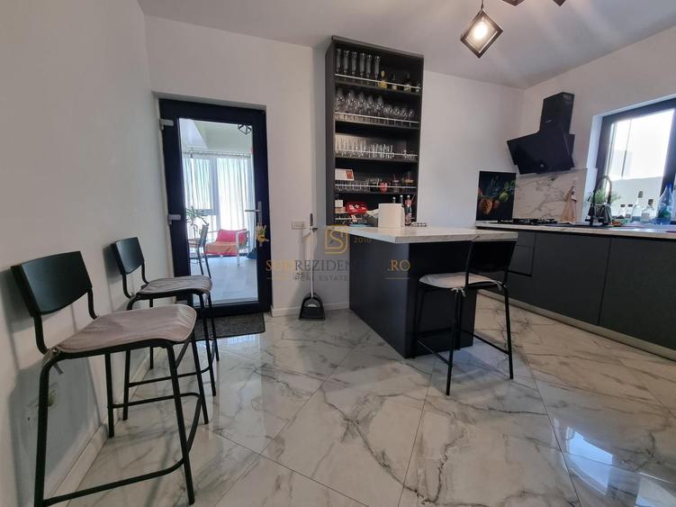 Vila individuala cu 5 camere si piscina, mobilata si utilata, Popesti