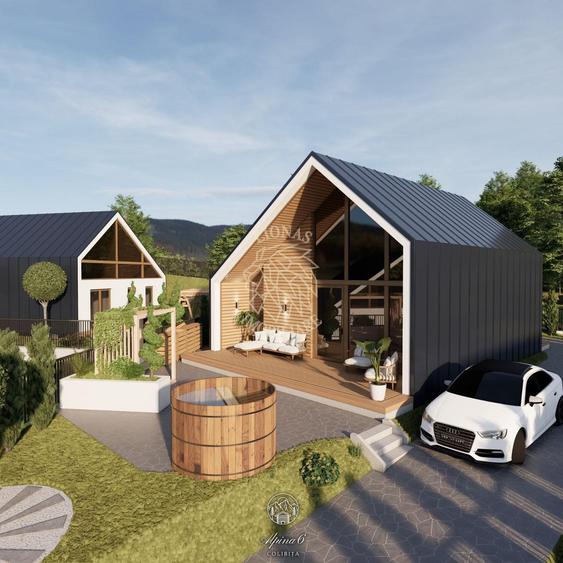 Teren 551mp cu Proiect Resort exclusivist-panorama lac Colibita