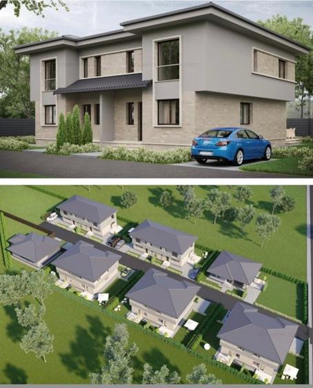 Casa mobilata tip duplex central in cartier rezidential Corbeanca