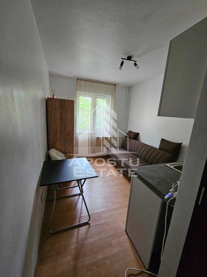 Garsoniera de inchiriat, în zona Iosefin.