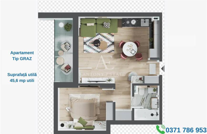 Antony Estate | Apartamente NOI 0% Comision - Iosia