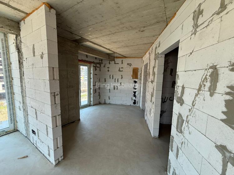 Apartament 2 camere, 58 mp, semifinisat, terasa 20 mp, zona Soporului - 5