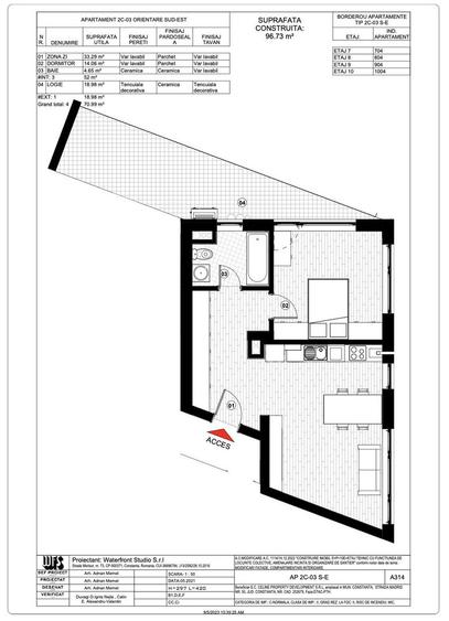 Tomis Plus - Celine Elegance - Vânzare apartament cu 2 camere cu vedere la Lac!