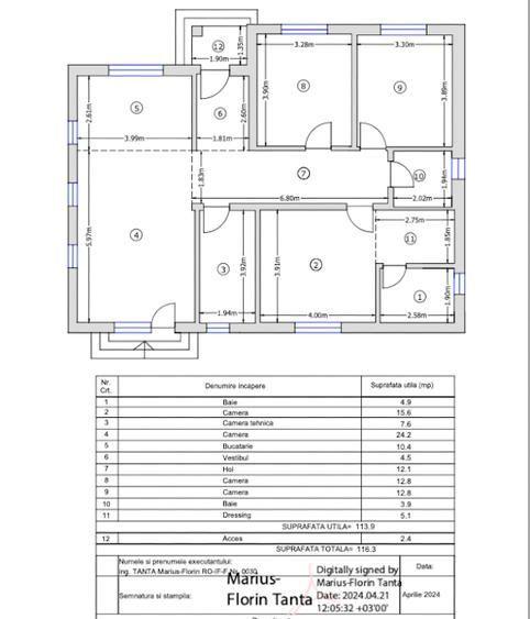 VILA pe un nivel | 4 camere | complet amenajată | 510 mp teren
