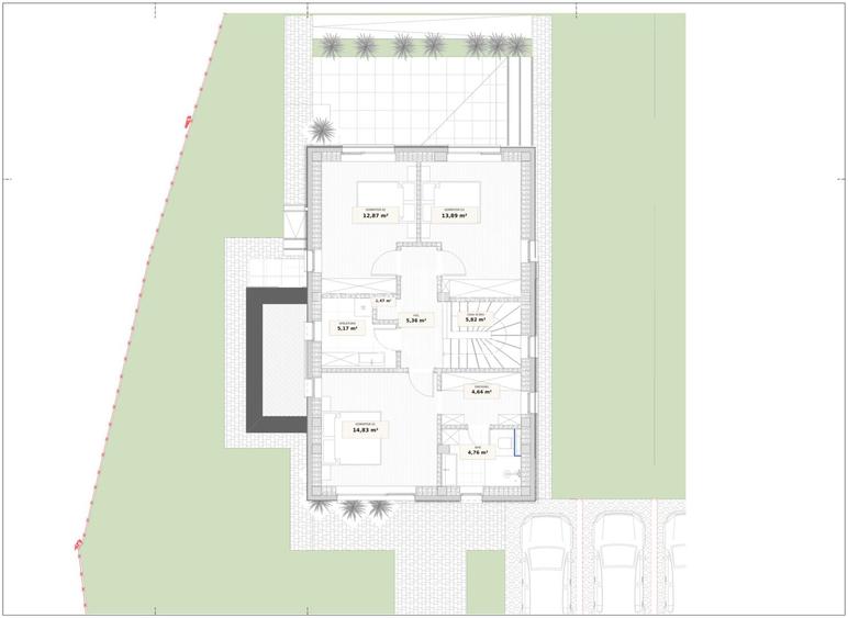Vila individuala P+1, 133 mp utili, 4 camere, curte 250 mp, Tunari - lânga Piper - 1