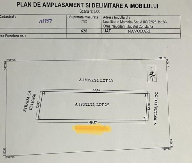 Vând teren intravilan Mamaia Sat-Negociabil