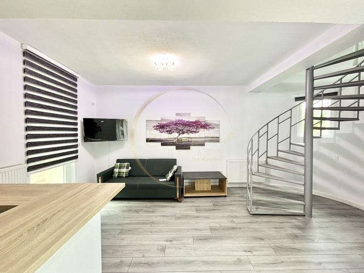 Apartament 2 camere – Dorobanților | scară interioară