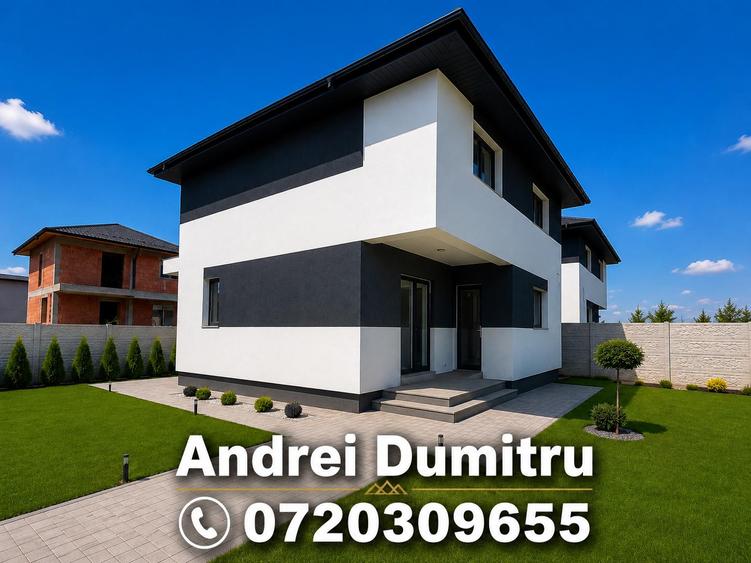 Casă nouă in Com Berceni | 140 mp | 3 băi | Teren 334 mp | Beci | Terasă 18 mp