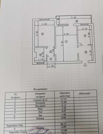 Apartament 2 camere, Podu Ros, etaj intermediar! FARA RISC