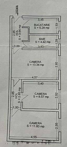 APARTAMENT SUPERB!!! 3 CAMERE SEMIDECOMANDAT CONFORT 2 ZONA TOMIS NORD
