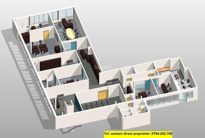 Spatiu DE INCHIRIAT, 425 mp, Etaj 1, Drumul Taberei 18, Complex Orizont - 3