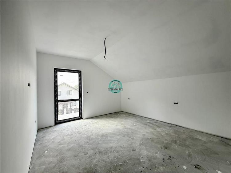 Casa noua cu 5 camere de vanzare semifinisata, teren 500 mp in Corunca