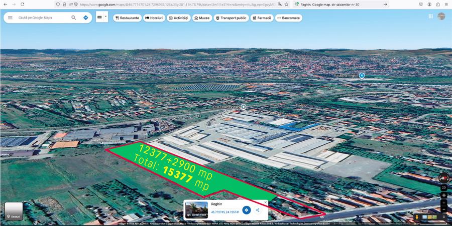 Proprietate unică în Reghin – 1,5 ha intravilan + 2 case locuibile + utilități