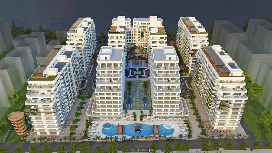 MAMAIA NORD | Vedere Laterala la mare | Bloc Finalizat