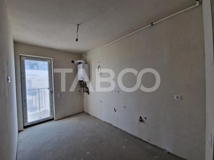 Apartament 63 mp utili 3 camere 2 bai gradina parter inalt Turnisor