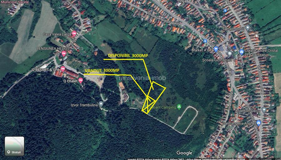 Teren Sacele zona de relaxare pretabil investitie - 7
