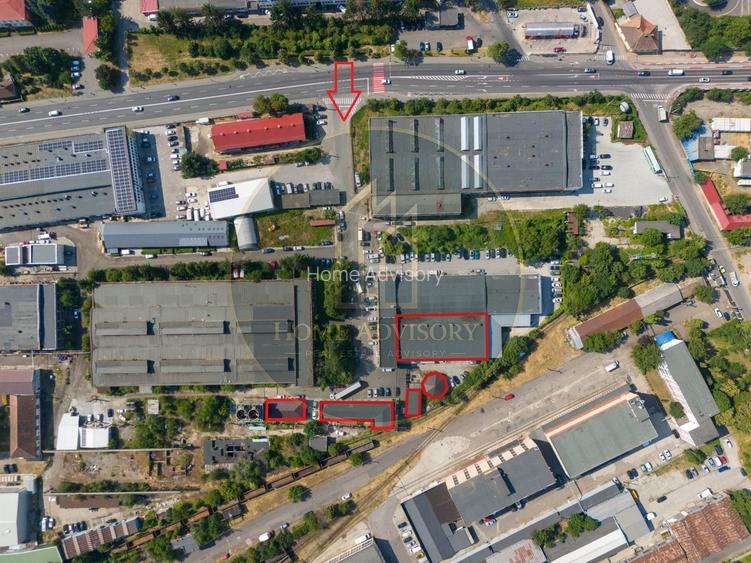 Hală+depozite+clădire administrativă, 4.139 m² teren, Uzina 2, Brasov - 9