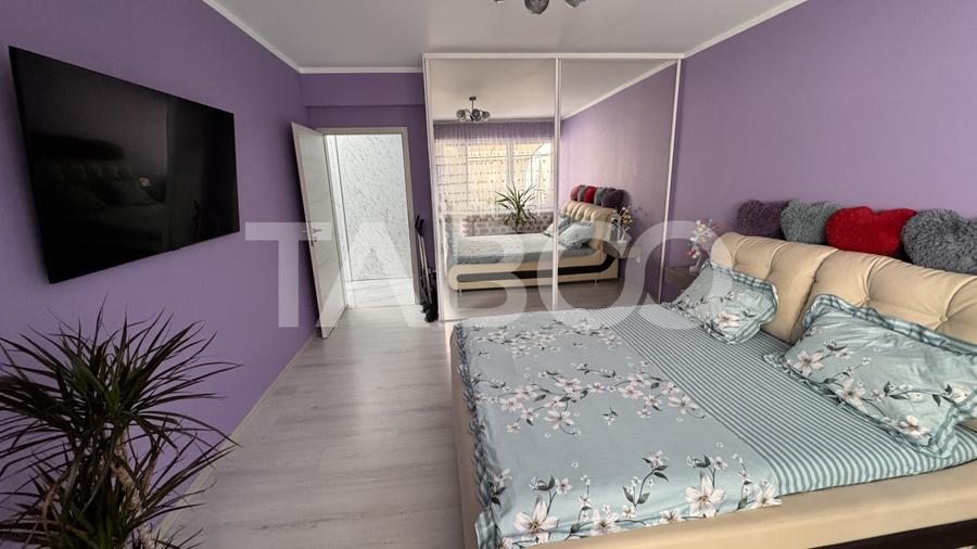 Apartament cu 3 camere de vanzare 80mp mobilat utilat terasa Turnisor