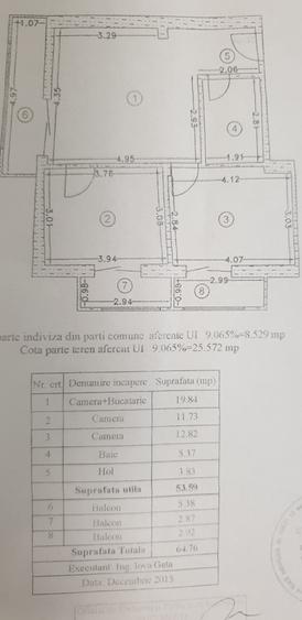 Apartament cu 3 camere de vanzare in zona 13 Septembrie - Marriott