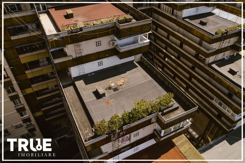 Apartament ultracentral 38m² + terasă 60m², Târgu Mureș!