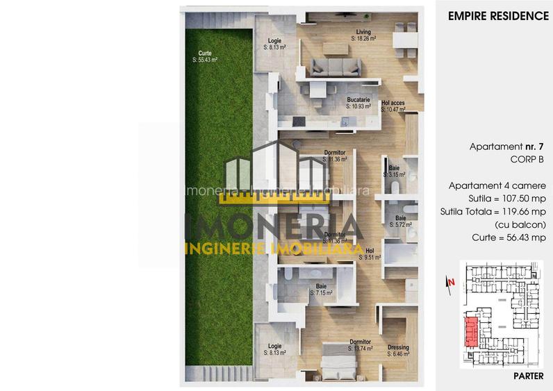 Empire Tornadei 2 – 0% Comision – 4 camere cu sistem fotovoltaic 6 kW - 5