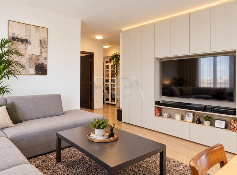 2 camere Titan decomandat, centrală, an 2013, 72 mp