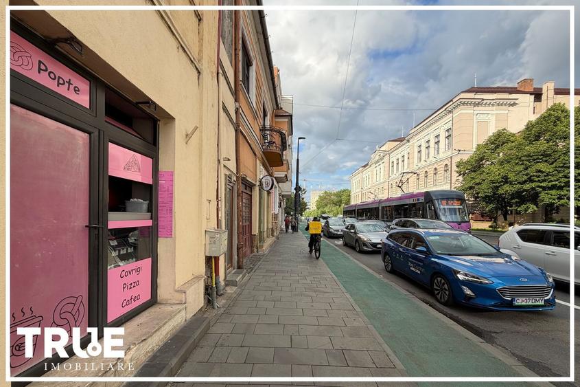 Spațiu comercial stradal de închiriat 17.4mp în zona ultracentrală