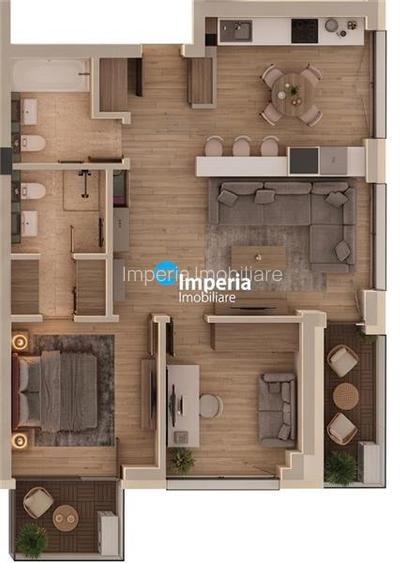 Ap 3 cam,doua bai,complex rezidential,zona Tatarasi 2 Baieti - 6