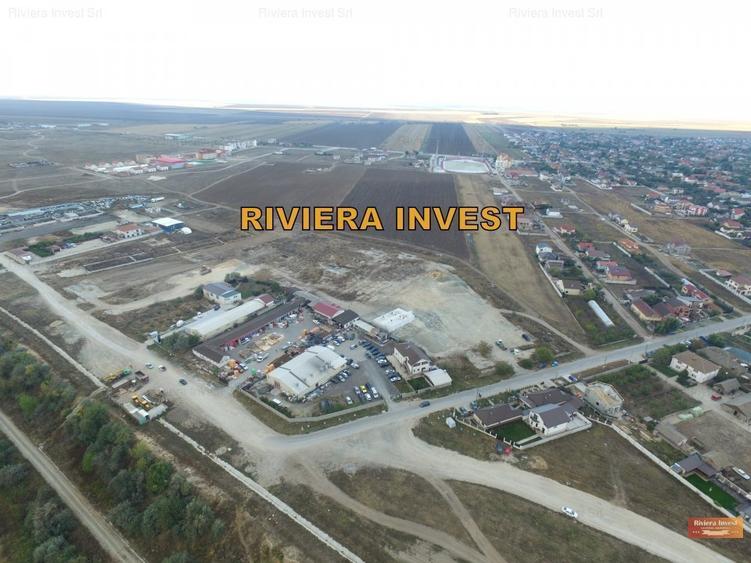 Cumpana teren de inchiriat cu platforma betonata