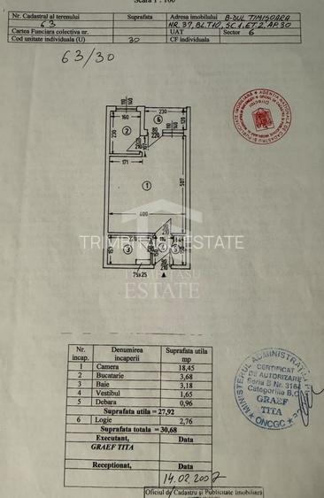 Garsonieră Mobilată & Utilată Complet – Bd. Timișoara nr. 37 - 1