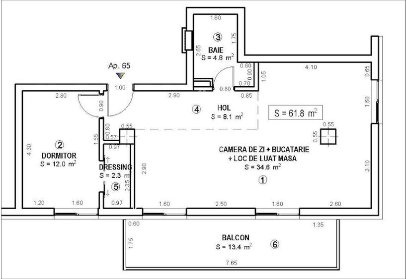 Apartament 2 camere de vanzare, zona Simion Barnutiu, Timisoara - 14