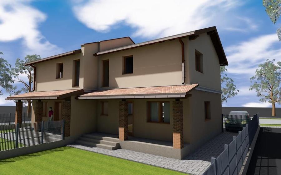 1/2 Duplex, P+1, 3 camere, 74mp SU, 265mp ST, Cartierul Primaverii!