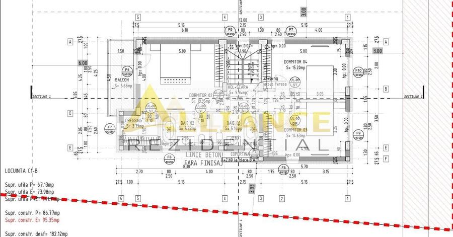 5 CAMERE 4 BAI - P+1 - VILA INDIVIDUALA - FINISAJE LA ALEGERE