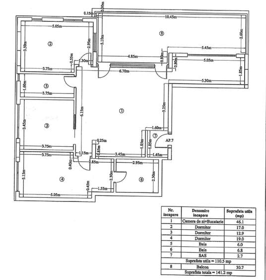 Apartament lux cu 4 camere, Pipera, Iancu Nicolae, lângă Pădurea Băneasa