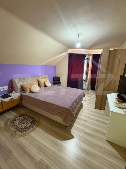 Casă de vânzare 140 mp, 5 ari teren, garaj interior – zona Pensiunea Morariu