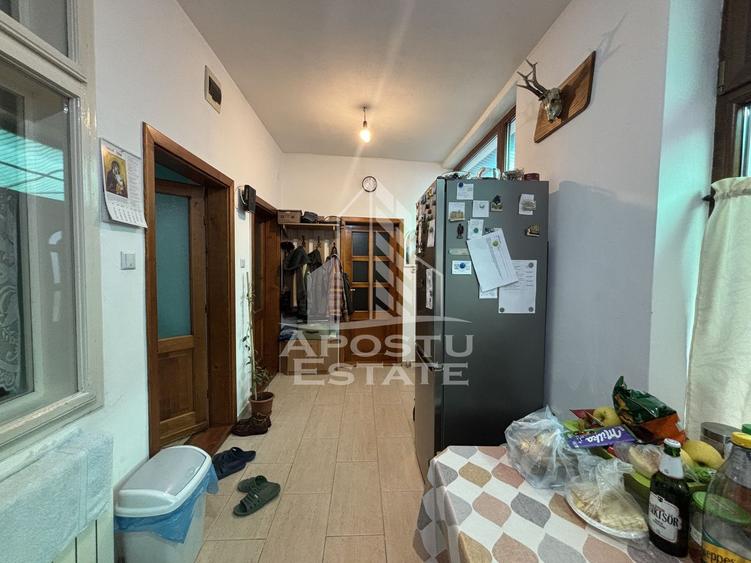 Casa 2 camere de vanzare Calea Sagului, Timisoara, curte comuna