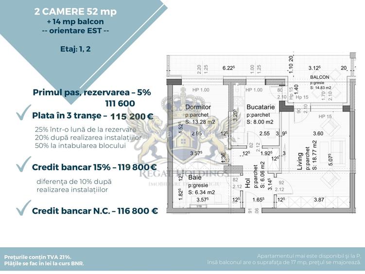 Apartament 2 Camere , 66 Mp, 13 Decembrie- Mall Coresi - 10
