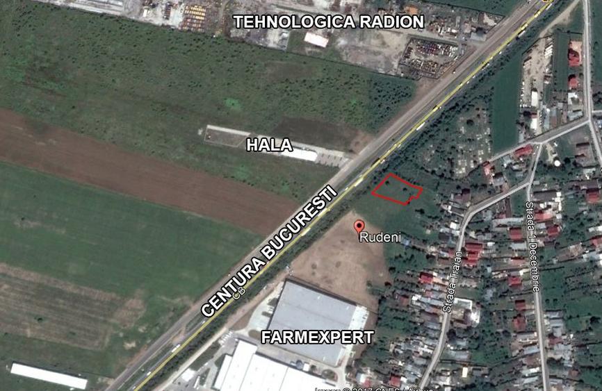 Vanzare teren Centura Chitila, zona Farmexpert