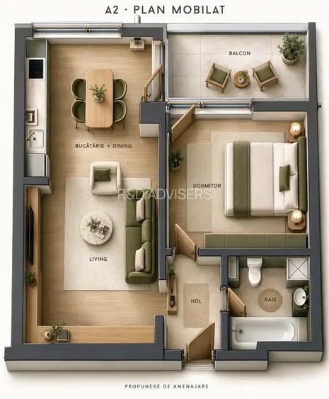 Apartament Lux 2 Camere Radu Voda I Piata Unirii
