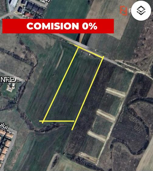 Parcela teren cu vanzare in rate, 592 mp toate utilitatile - Mosnita Noua