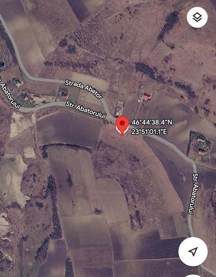Teren Intravilan 12.500mp cu front la strada de 140m - Str Abatorului - Cojocna