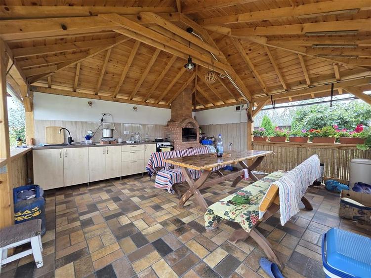 Proprietate Deosebita cu 4600 Mp Teren, 2 Case, Panouri Fotovoltaice si Sera