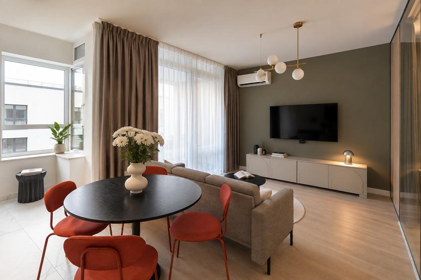 Akcent City – 3 Camere, 60 mp, Parcar -1 Inclusă, Metrou Jiului