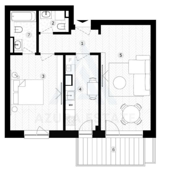 Apartament exclusivist terasa acoperita view spre lac zona Țiglari