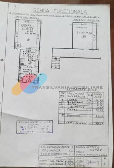 Apartament la casă cu curte și loc de parcare – zonă ultracentrală