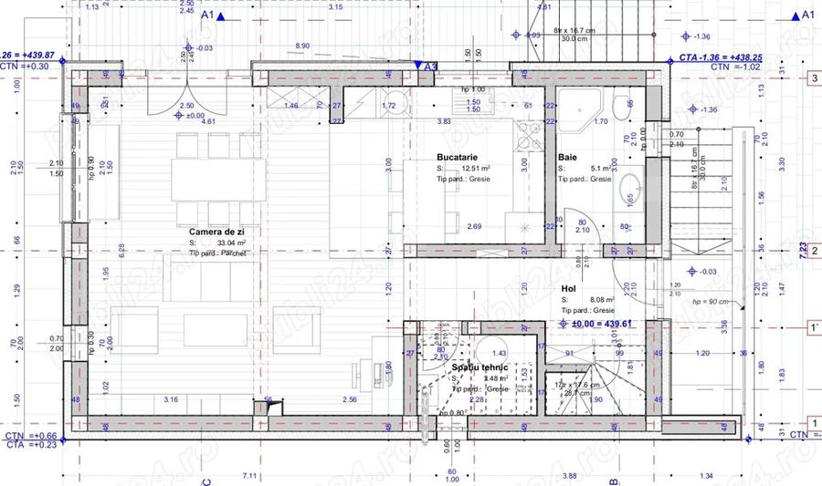 Casa luminoasa de 120 mp, cu living generos, materiale premium si curte proprie
